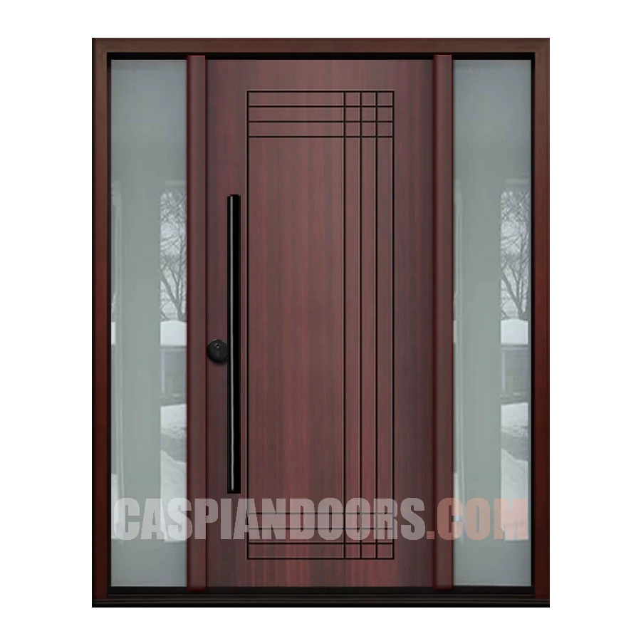 Single Entry Fiberglass door plus two sidelite