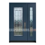 Single Steel Door with one sidelite Nettilling Glass