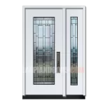 Single Steel Door with one sidelite Nettilling Glass