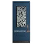 Single Steel Door with Catalina Glass
