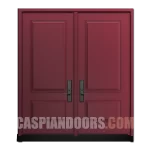 Steel Double Solid Door – 2 Panels