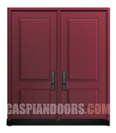 Steel Double Solid Door – 2 Panels