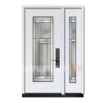 Steel single door one sidelte White