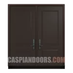 Steel Double door -Dark Brown-fw